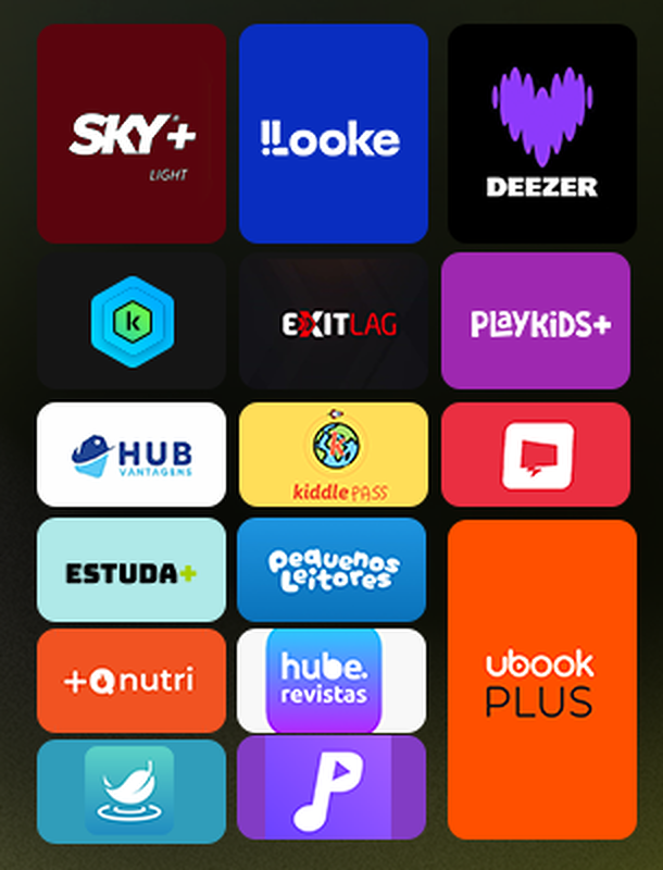 Apps disponíveis na categoria Standard